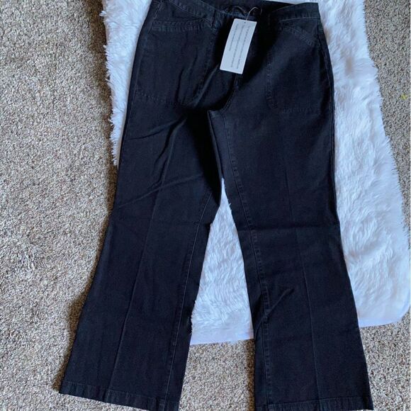 Isaac Mizrahi Live Jeans NEW Size 8 Black - Picture 1 of 7